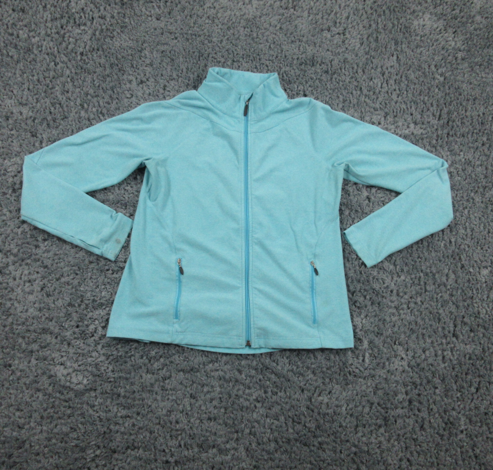 Sport Haley ' Jacket Womens Medium Blue Long Sleeve Full Zip